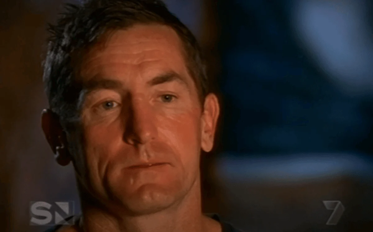 A close-up of Daryn Cresswell looking at the camera during his interview about gambling addiction.